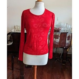 Feruccio stretchy long sleeve top    Sz M